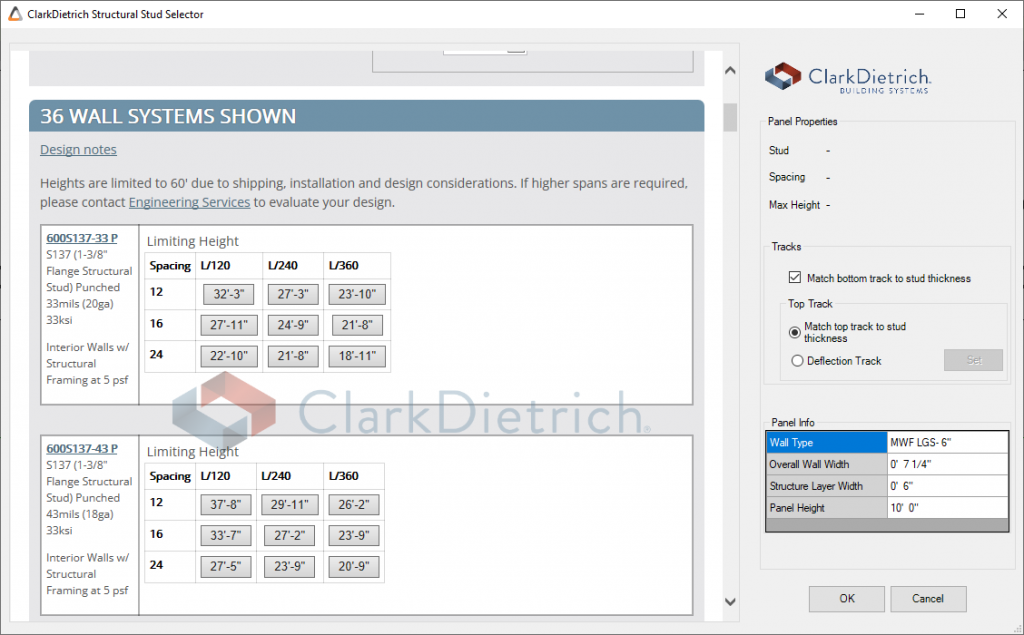 ClarkDietrich component manufacturer interface