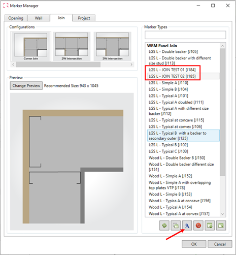StrucSoft Revit framing software rename join markers feature