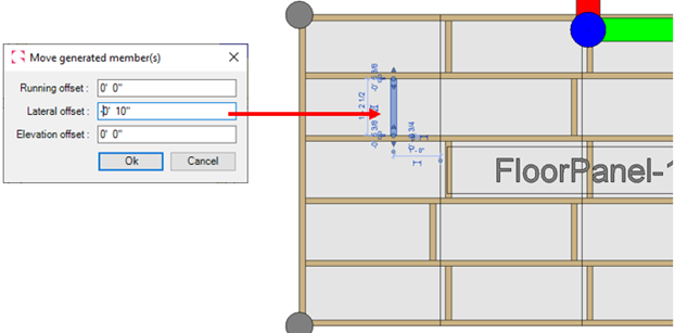Strucsoft menu depicting improvements to floor module commands